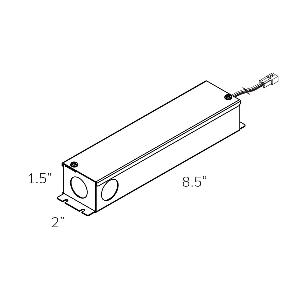 Driver DEL Driver 12V, puissance max 6 – vue 2
