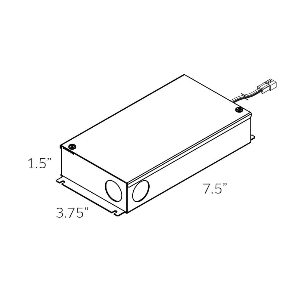 Driver DEL Driver 12V, puissance max 24 – vue 2