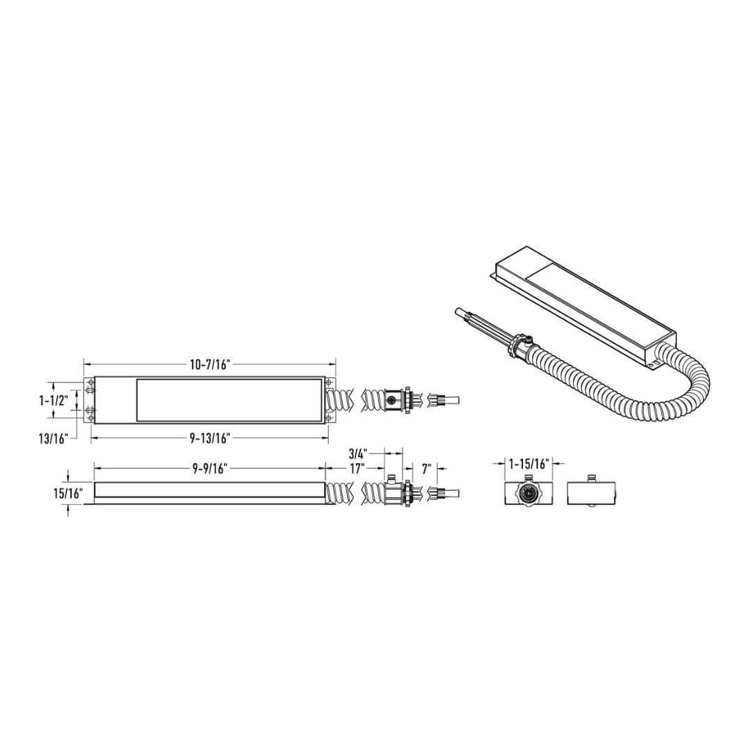 Driver DEL Emercendy Driver 10 1/2" – vue 2