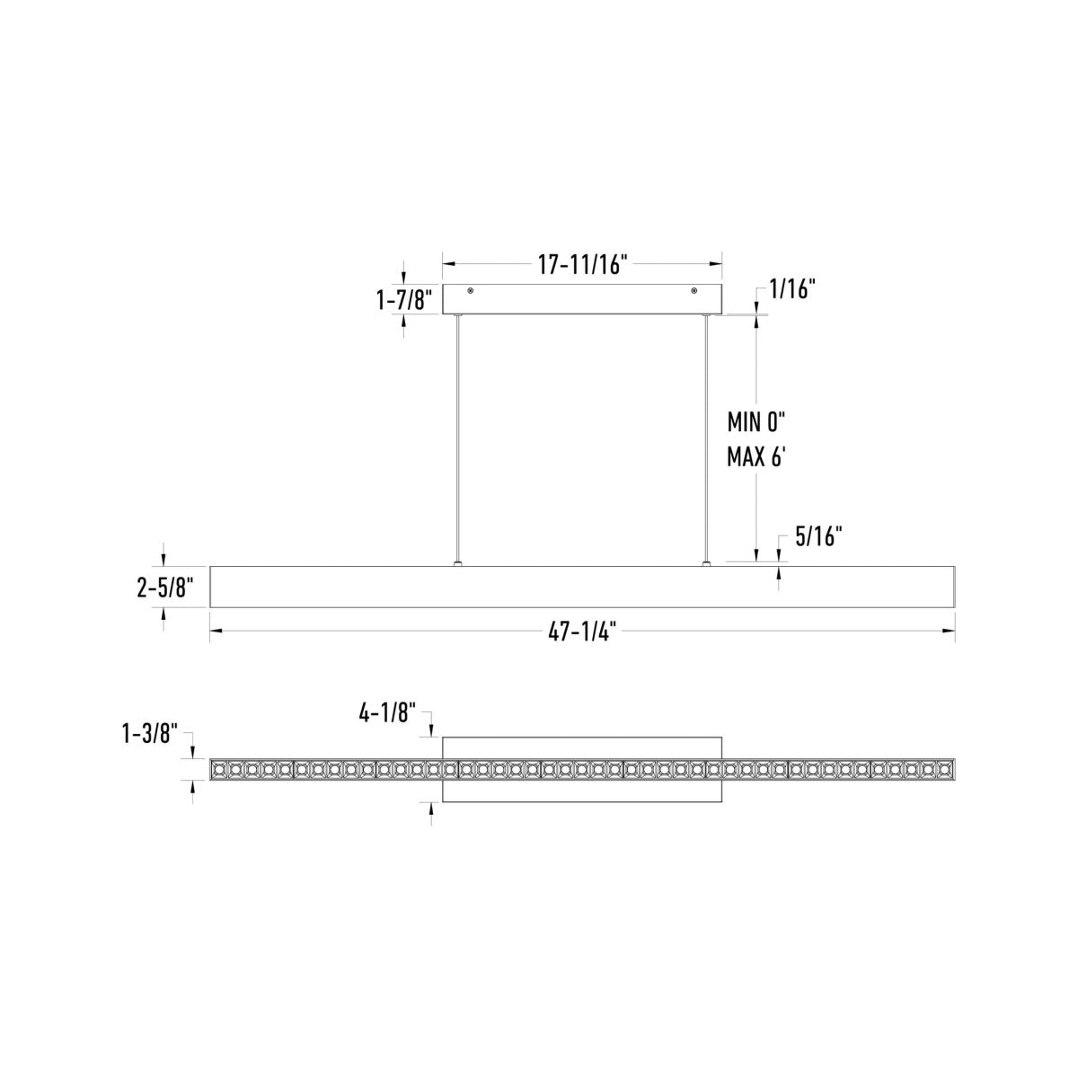 Driver DEL Pinpoint - 73 1/2" by dals | Luminaires & cie