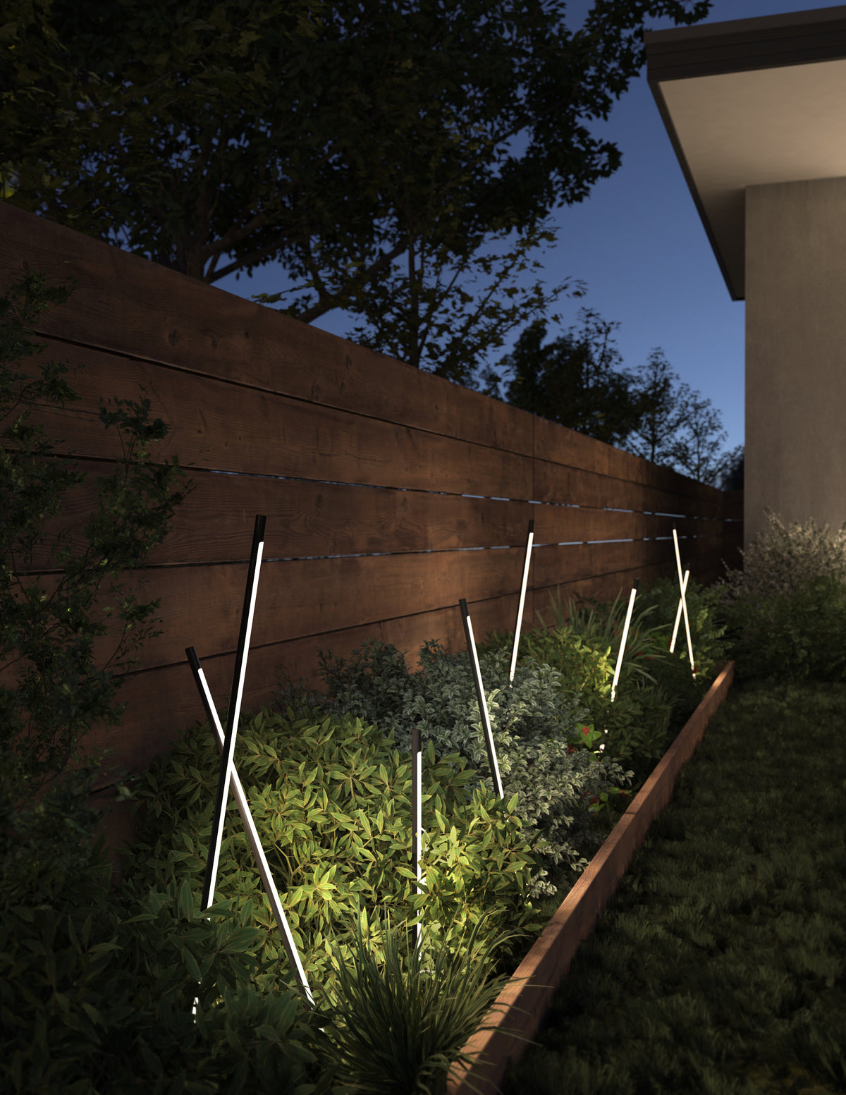 Luminaire de sentier Dorian 20" – vue 3