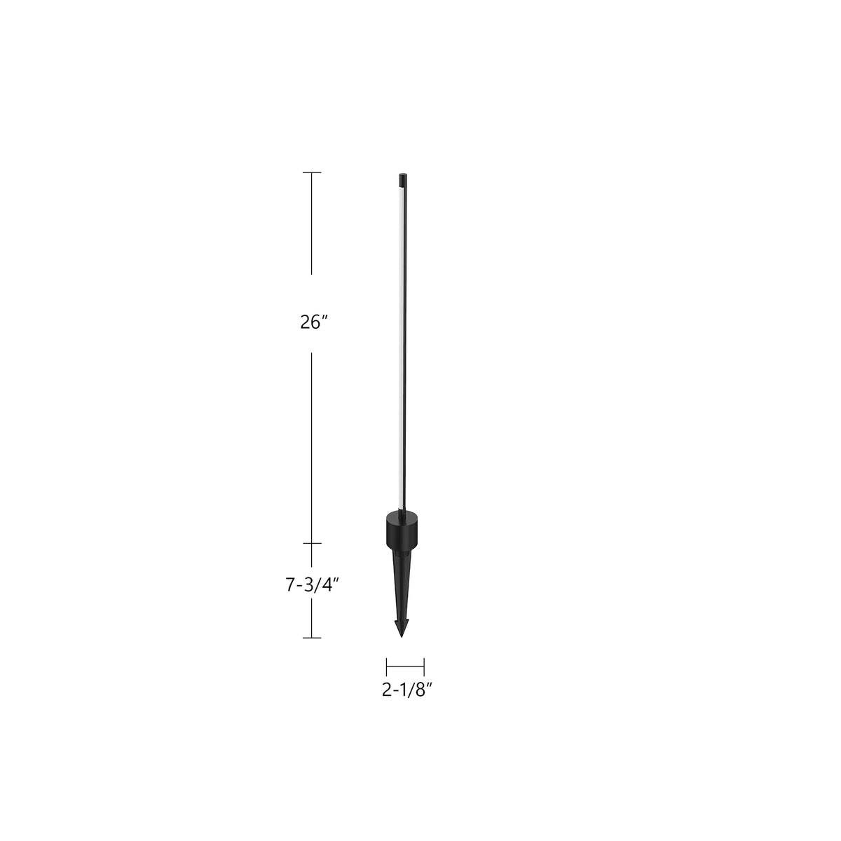 Luminaire de sentier Dorian 26" – vue 5
