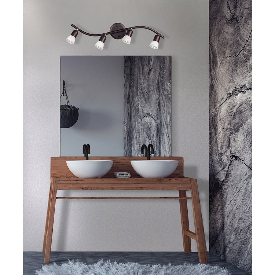 Éclairage sur rail James - Bronze frotté d'huile 26 1/2" by Canarm | Luminaires & cie