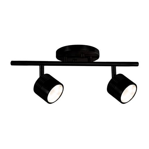 Rail d'éclairage Lyra Noir, nombre ampoules 2 – Kuzco Lighting