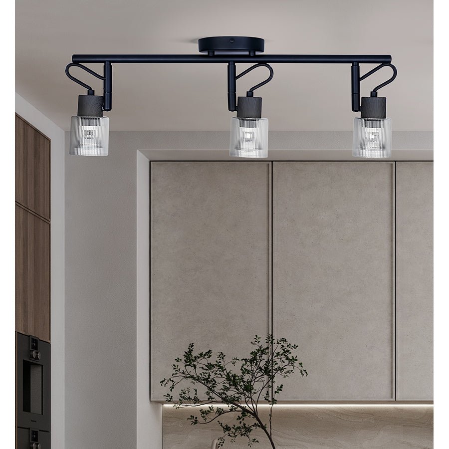 Éclairage sur rail Owen - Noir mat by Canarm | Luminaires & cie