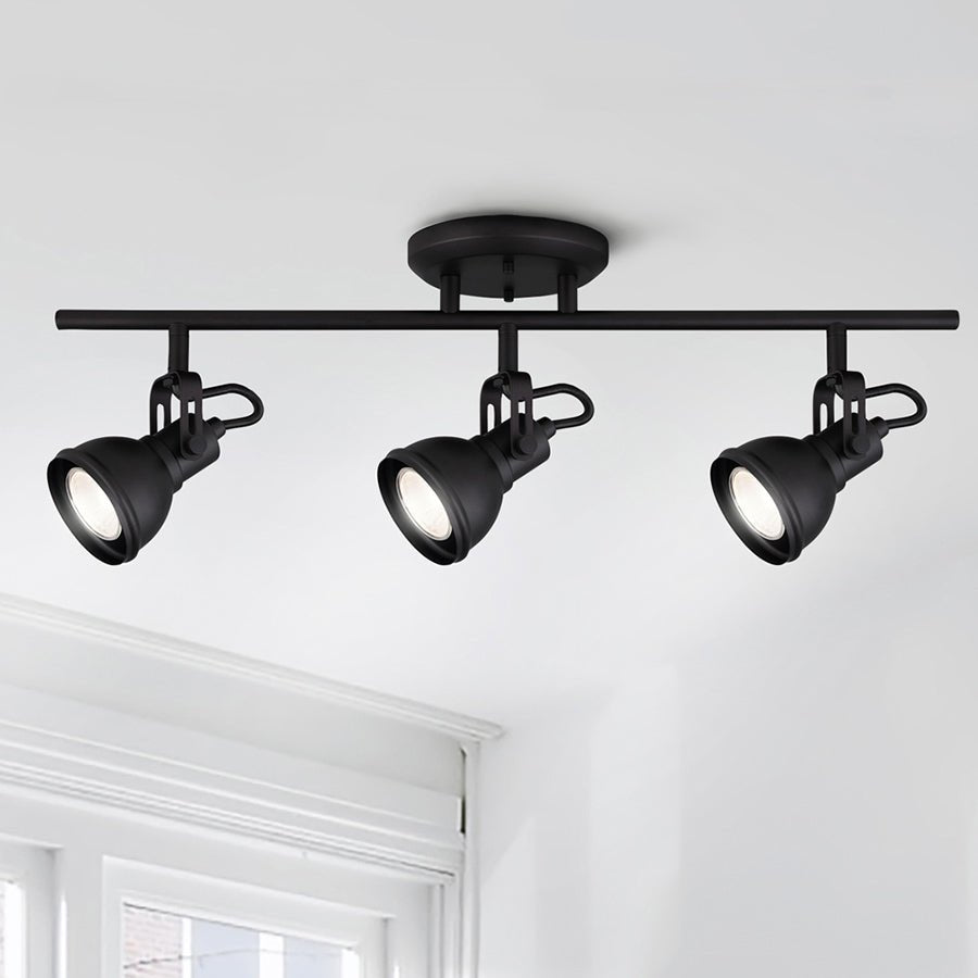 Éclairage sur rail Polo - Bronze frotté d'huile 29" 29" by Canarm | Luminaires & cie