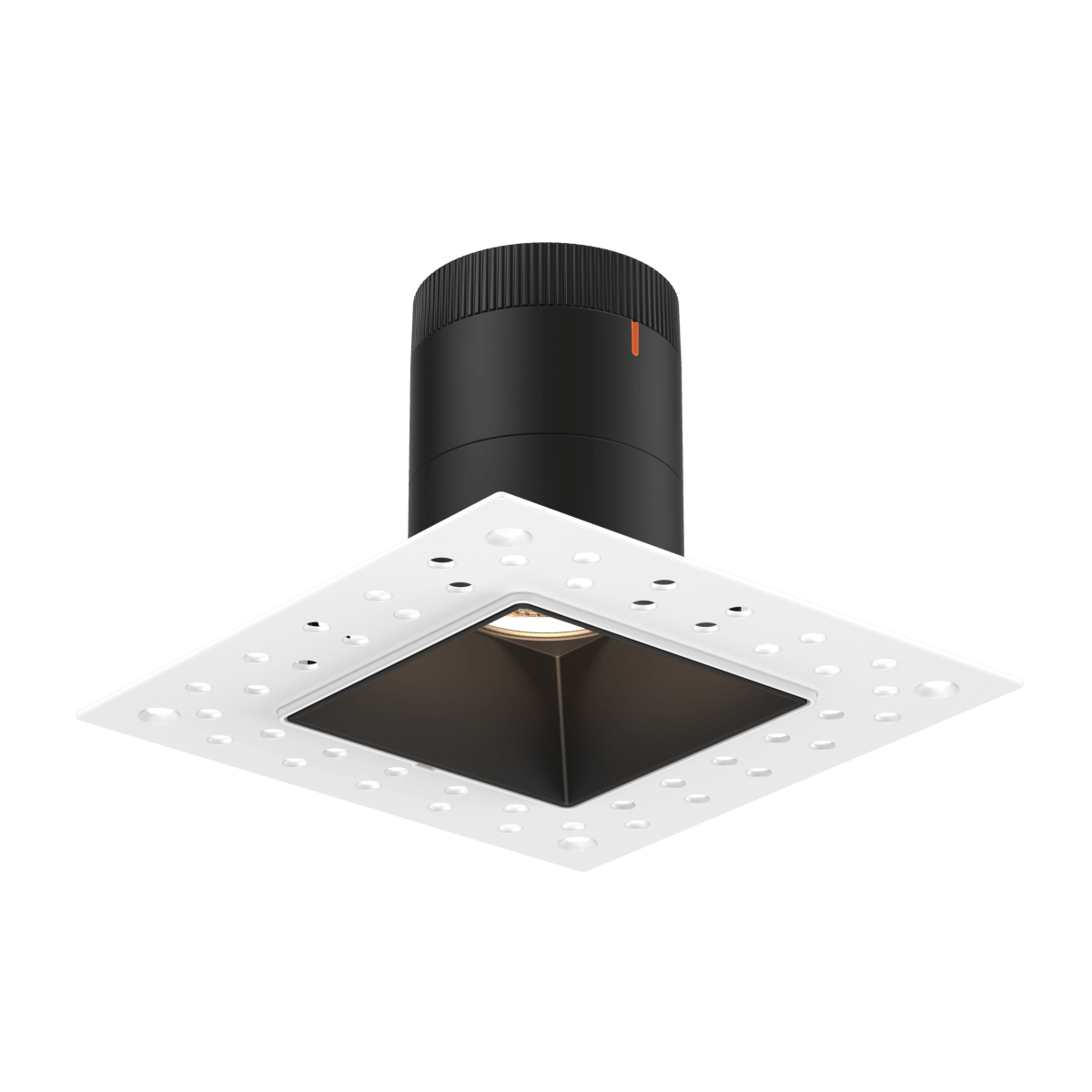 Encastré 3" carré Moda - 20° Sans cadre Noir by dals | Luminaires & cie