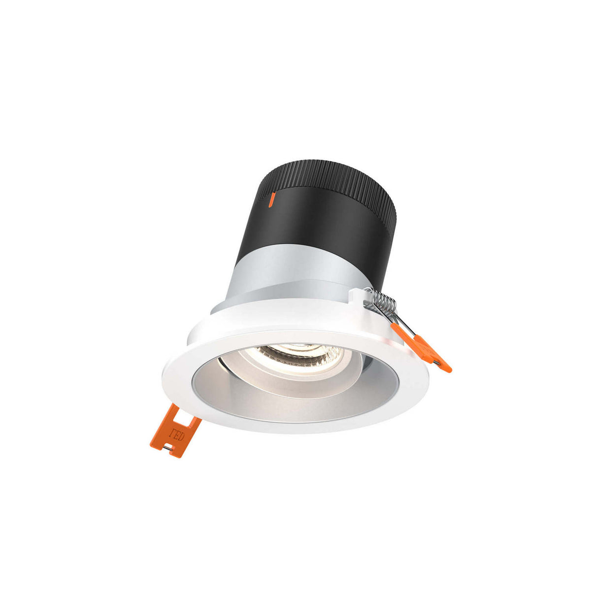 Encastré 3" rond dirigeable Moda 20°, Blanc, Alzak – dals