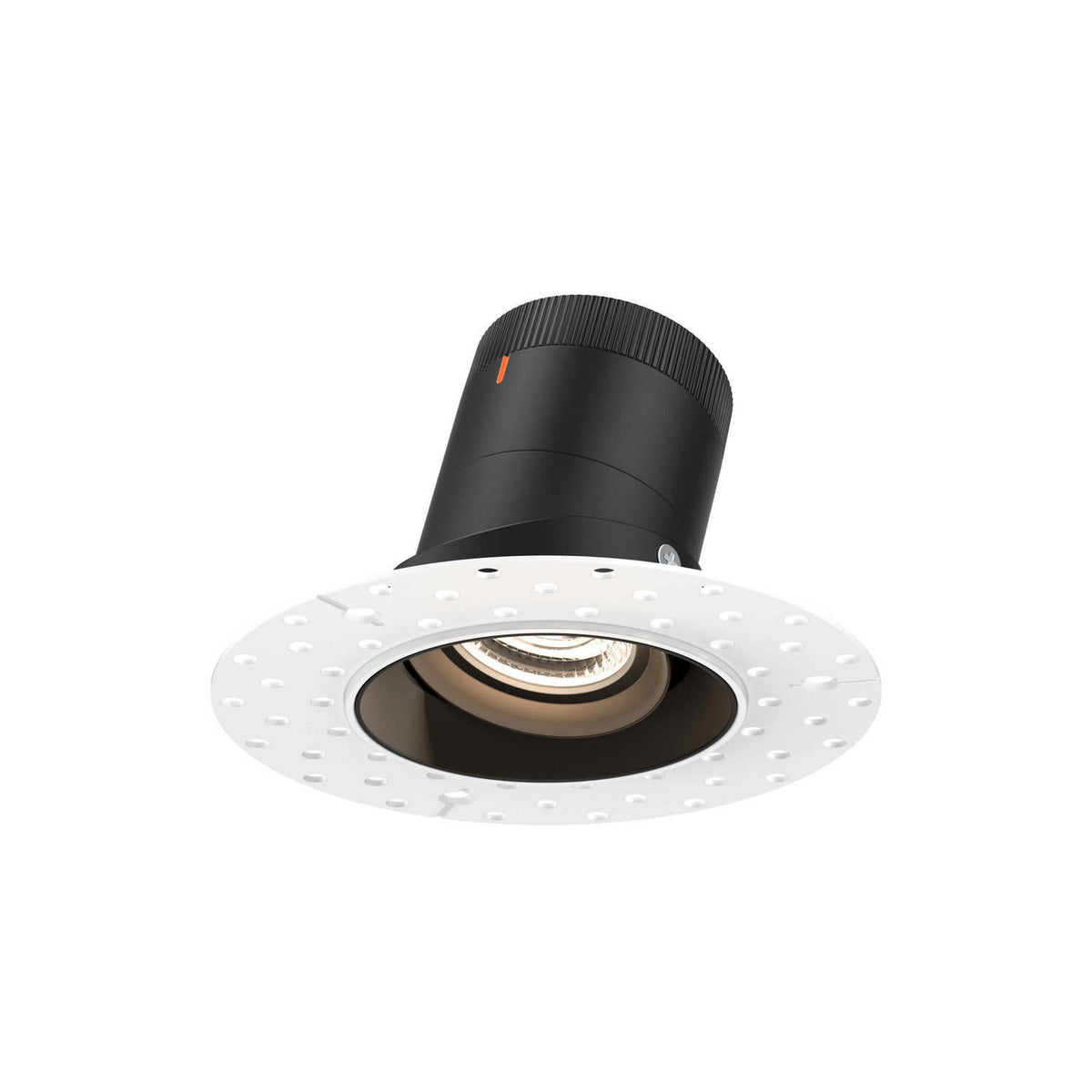 Encastré 3" rond dirigeable Moda 20°, Sans cadre, Noir – dals