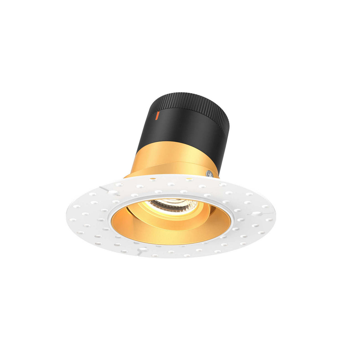 Encastré 3" rond dirigeable Moda 20°, Sans cadre, Or – dals