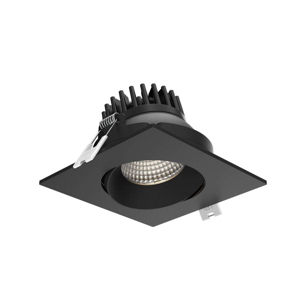 Encastré 3.5" carré Revolve - Noir 2700K, 3000K, 3500K, 4000K, 5000K, Gradation chaude (3000K – 2200K) by dals | Luminaires & cie