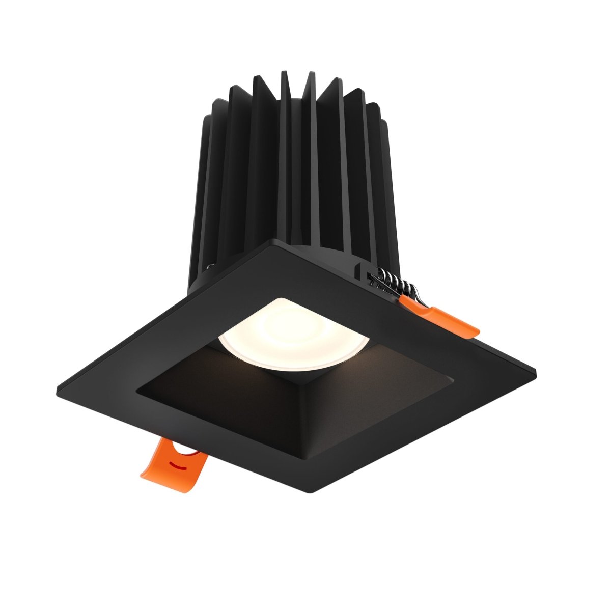 Encastré 4" haute puissance carré RGR - Noir by dals | Luminaires & cie