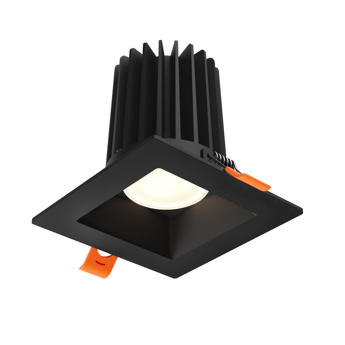 Encastré 4" haute puissance carré RGR Noir – dals