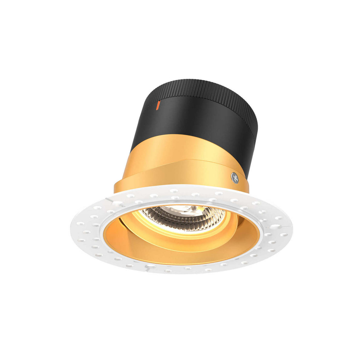 Encastré 4" rond dirigeable Moda 20°, Sans cadre, Or – dals