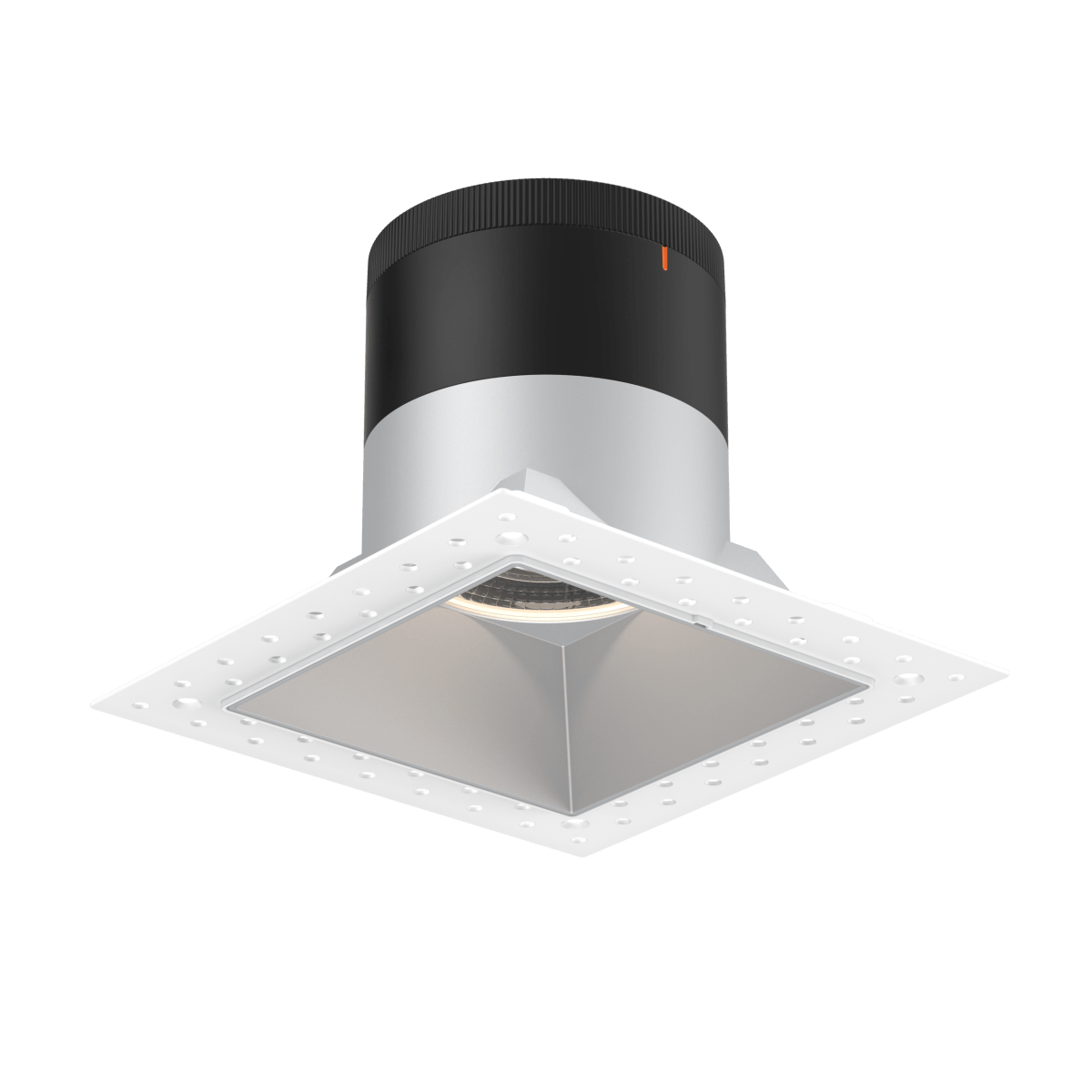 Encastré 6" carré Moda - 20° Sans cadre Alzak by dals | Luminaires & cie