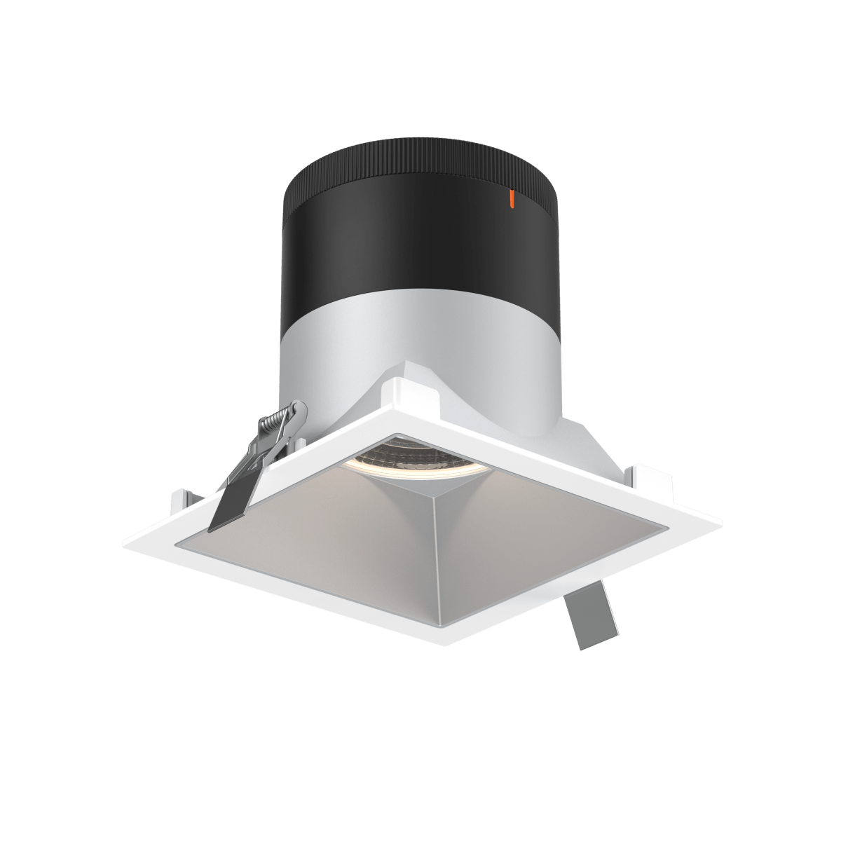 Encastré 6" carré Moda - 20° Blanc Alzak by dals | Luminaires & cie
