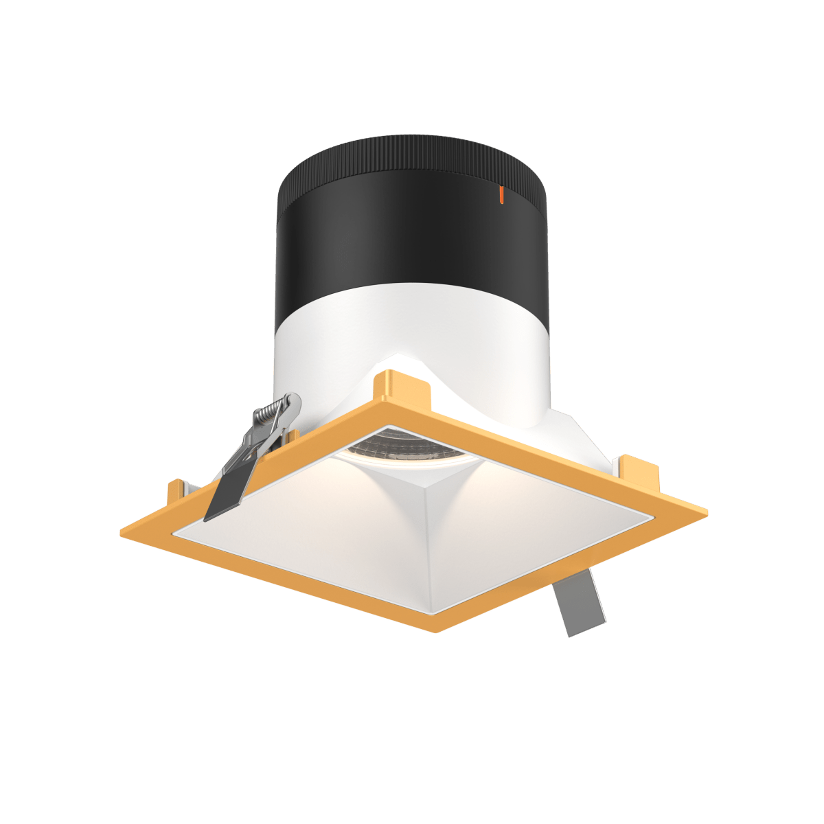 Encastré 6" carré Moda - 20° Or Blanc by dals | Luminaires & cie