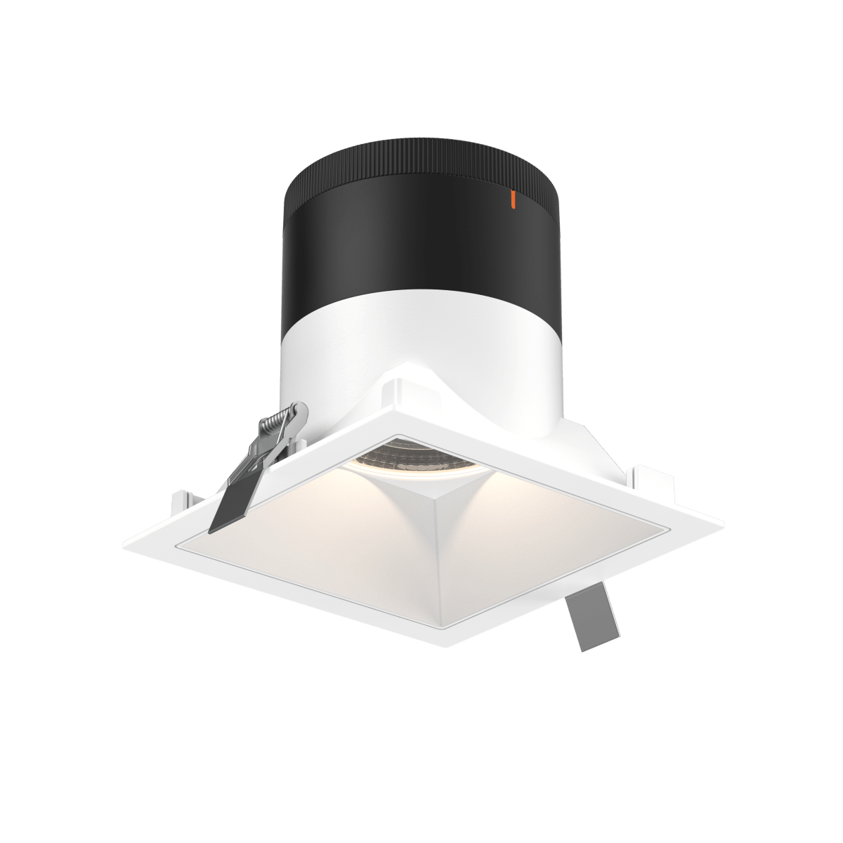Encastré 6" carré Moda - 20° Blanc Blanc by dals | Luminaires & cie