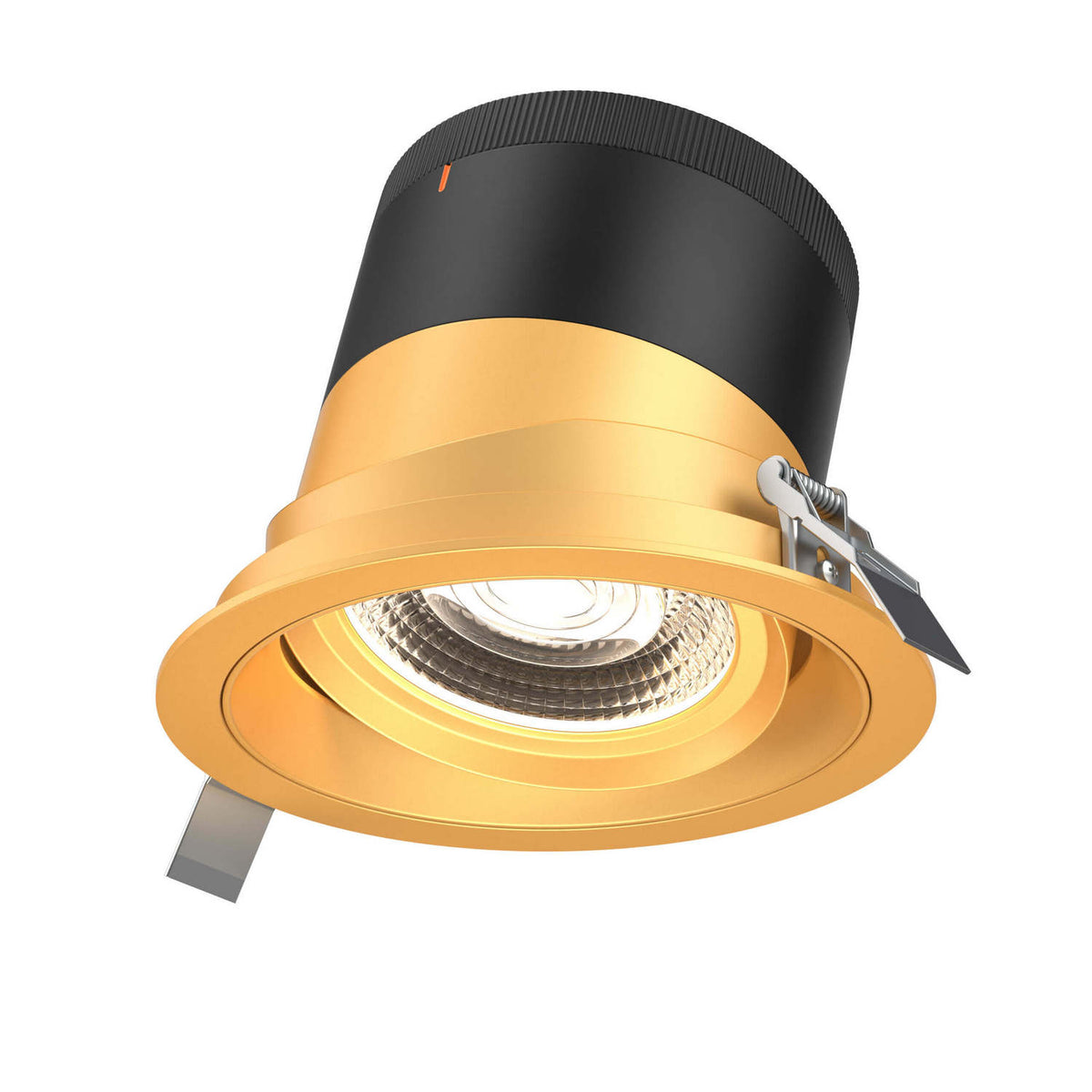 Encastré 6" rond dirigeable Moda 20°, Or, Or – dals
