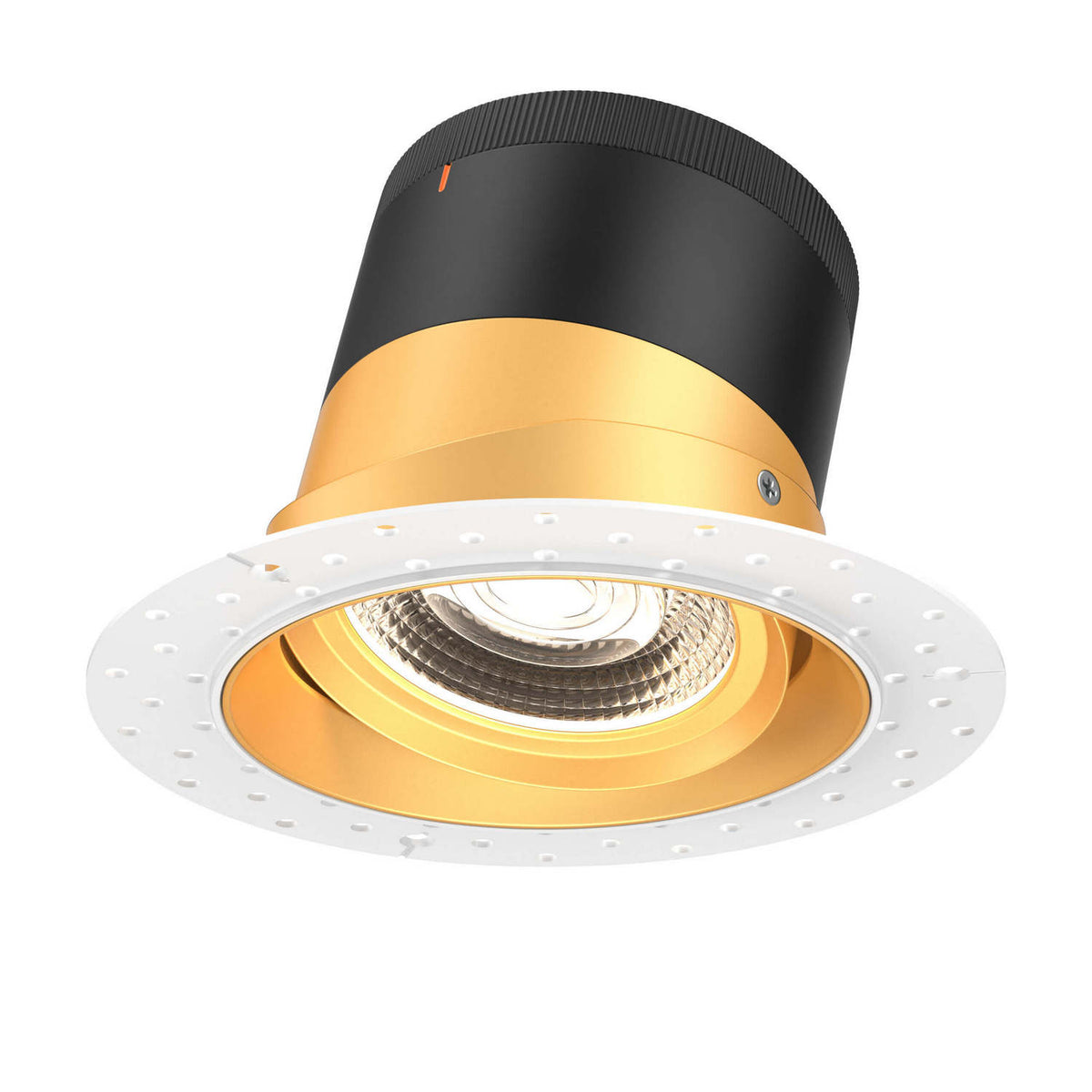 Encastré 6" rond dirigeable Moda 20°, Sans cadre, Or – dals