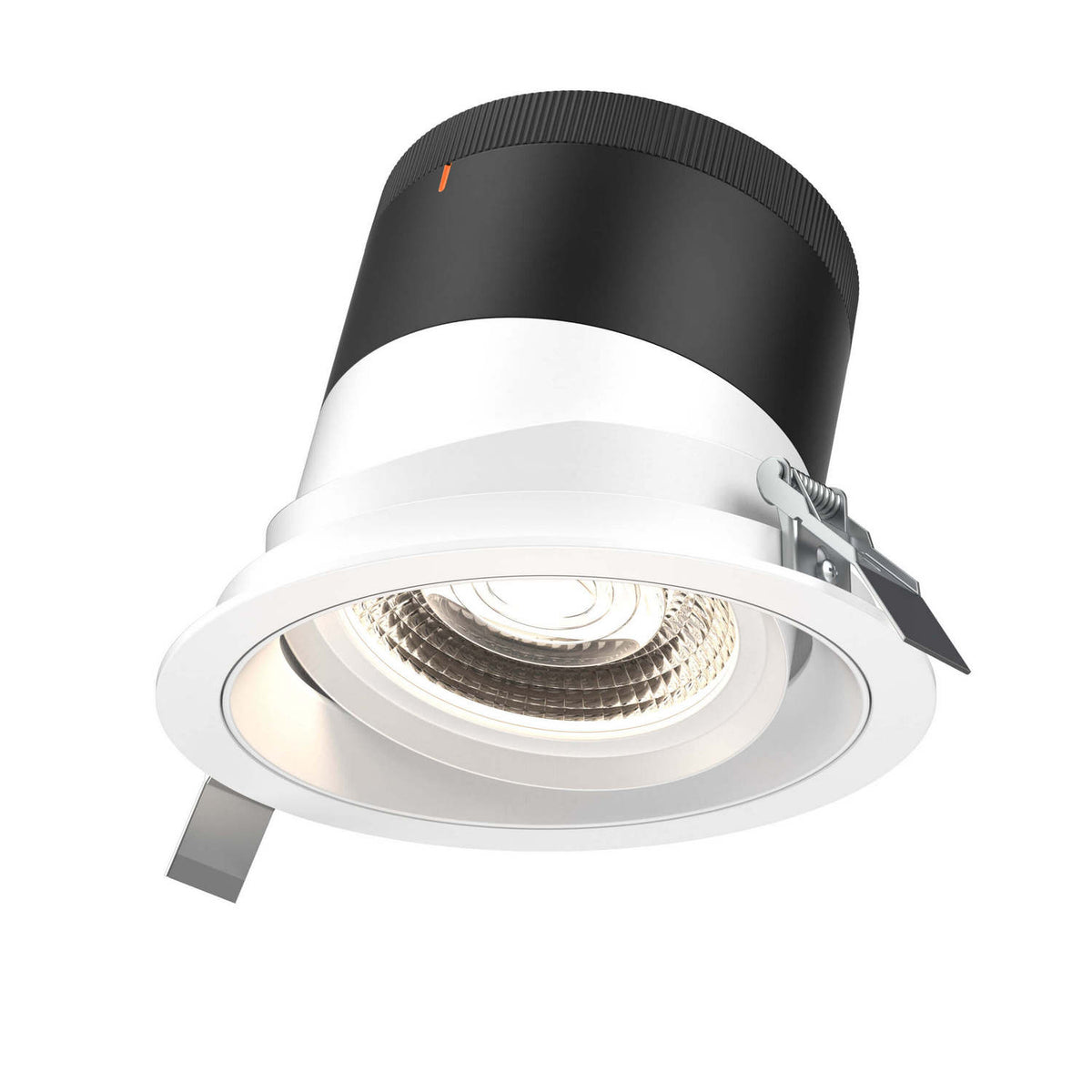 Encastré 6" rond dirigeable Moda 20°, Blanc, Blanc – dals