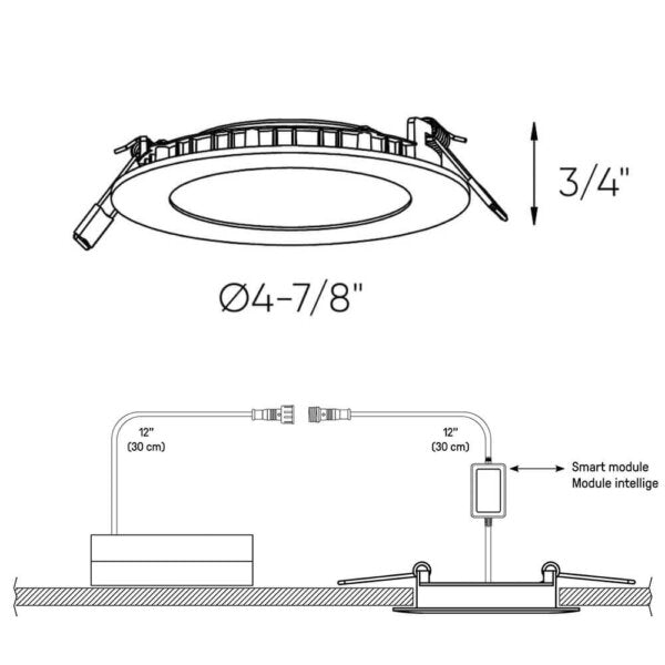 Encastré mince Excel Pro