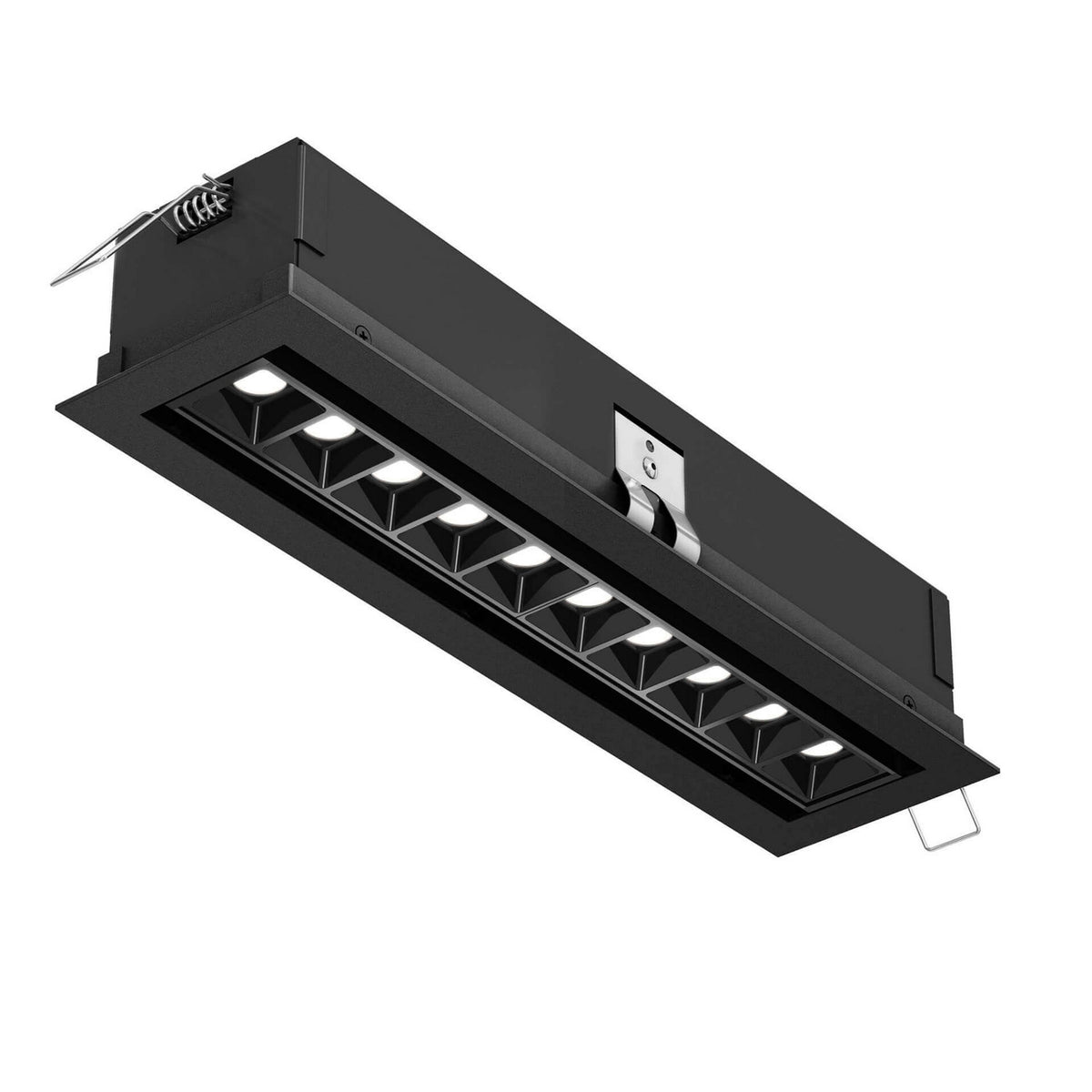 Encastré multiple Pinpoint Directionnel, Noir, nombre ampoules 10 – dals