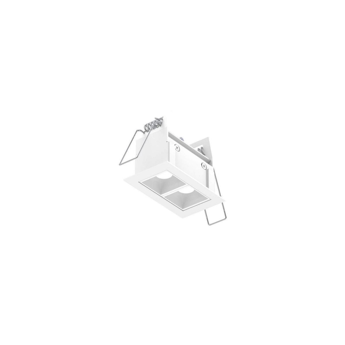 Encastré multiple Pinpoint Fixe, Blanc, nombre ampoules 2 – dals