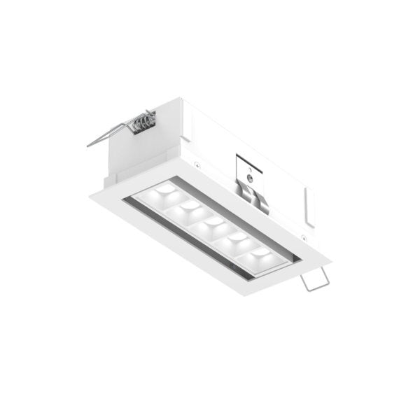 Encastré multiple Pinpoint Directionnel, Blanc, nombre ampoules 5 – dals