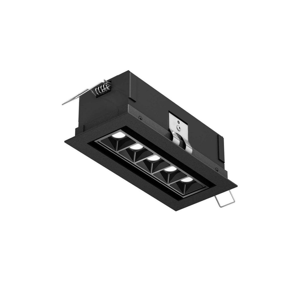 Encastré multiple Pinpoint Directionnel, Noir, nombre ampoules 5 – dals