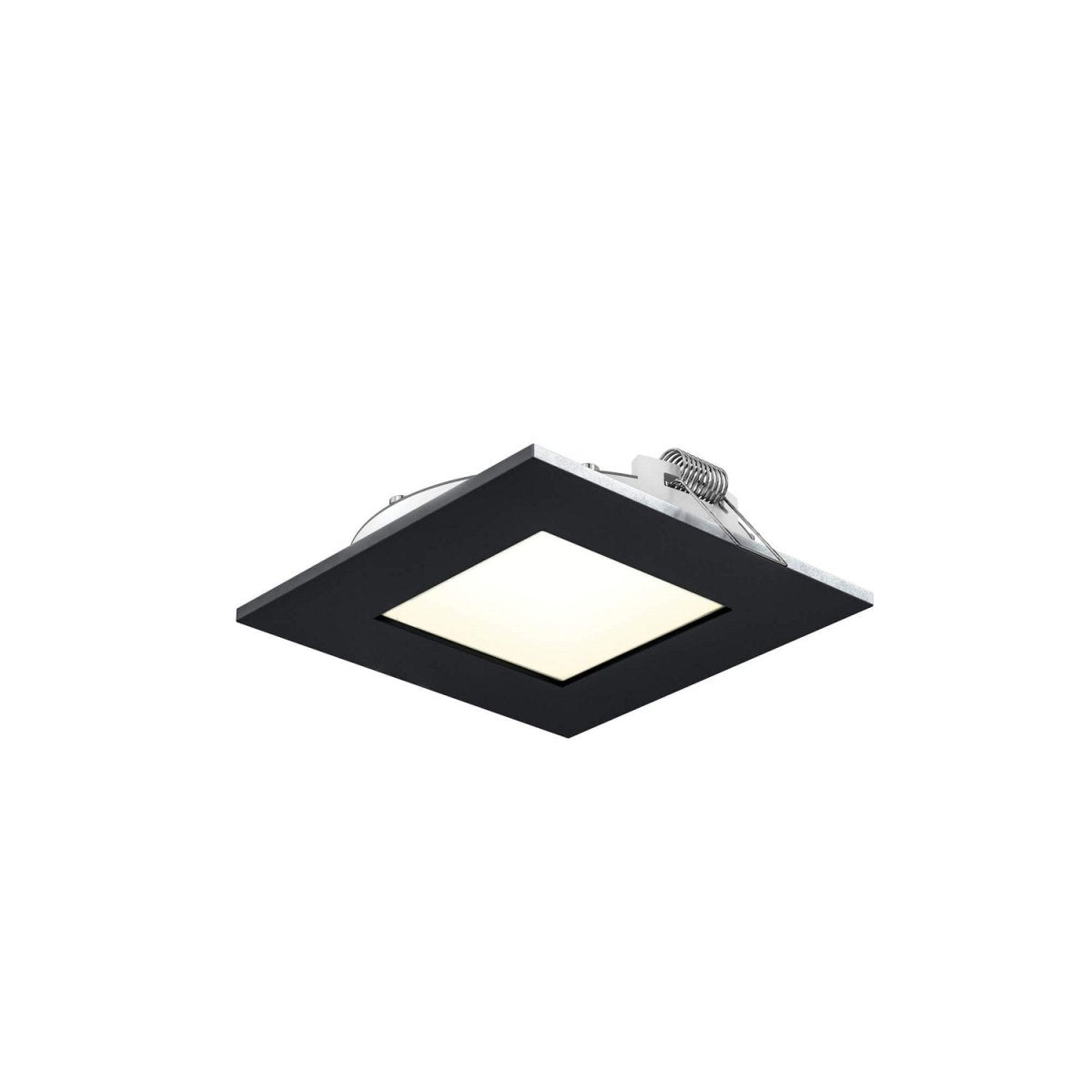 Encastré panneau DEL 4" carré Excel - Noir 4 15/16" by dals | Luminaires & cie