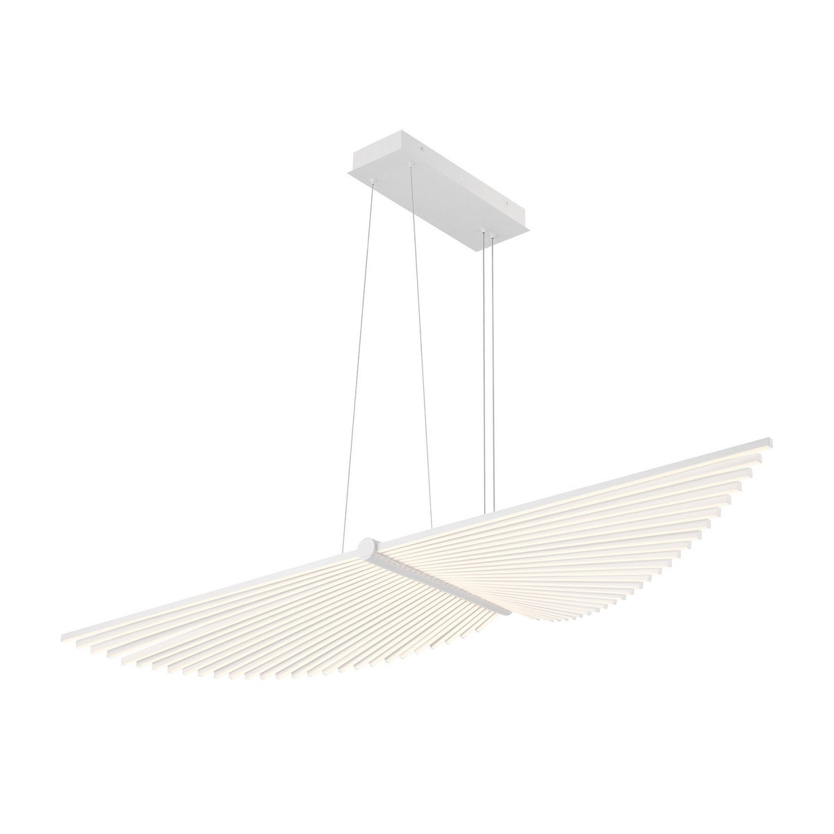 Suspension linéaire Seraph Blanc mat – vue 2