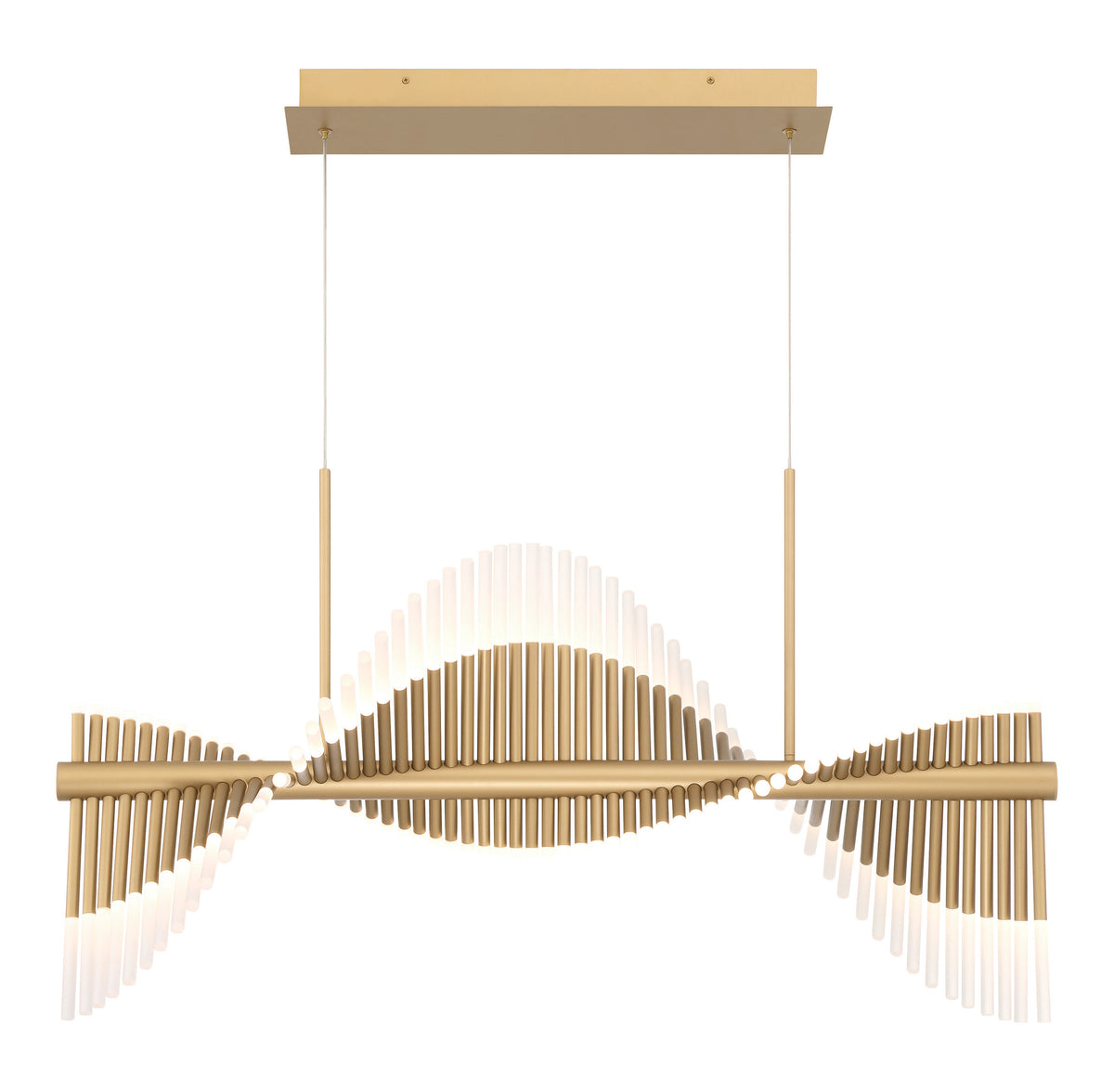 Suspension linéaire Voltik Or mat, 18 3/4" – vue 2