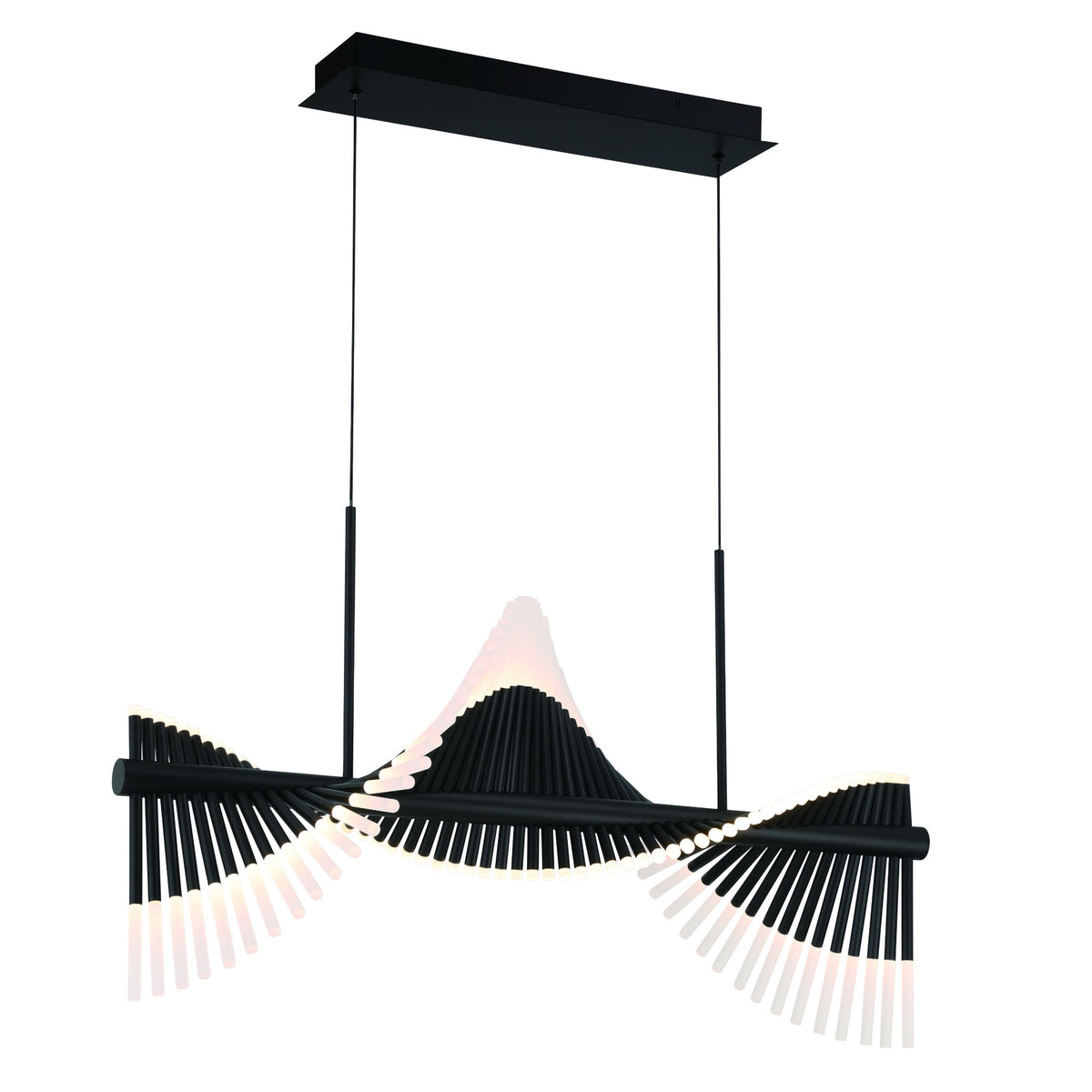 Suspension linéaire Voltik Noir mat, 18 3/4" – vue 3