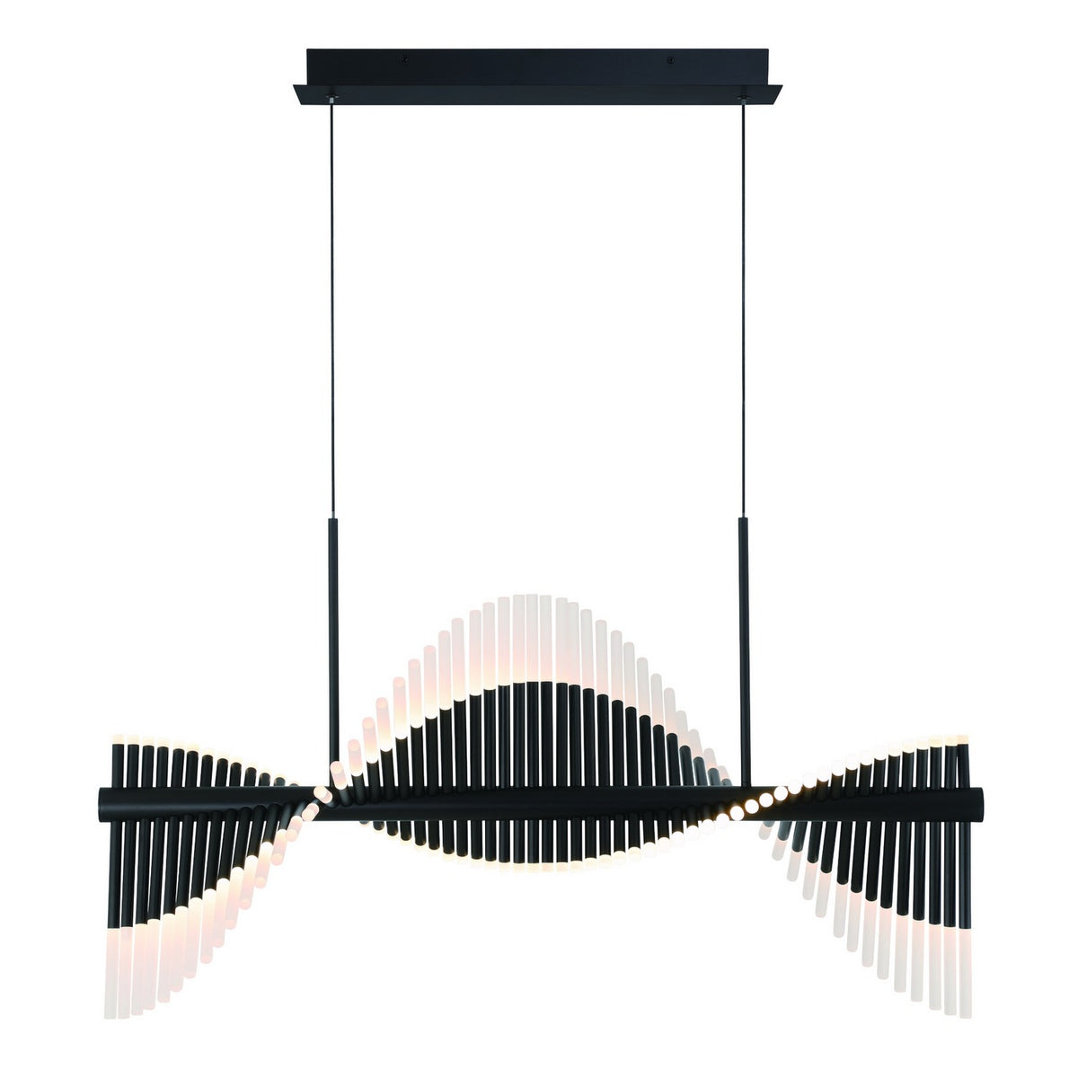 Suspension linéaire Voltik Noir mat, 18 3/4" – Eurofase