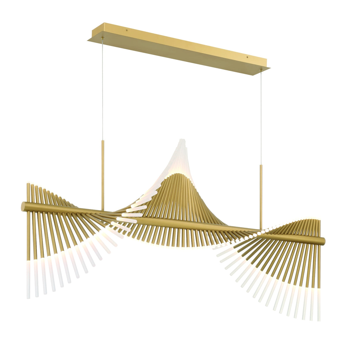 Suspension linéaire Voltik Or mat, 29" – vue 3