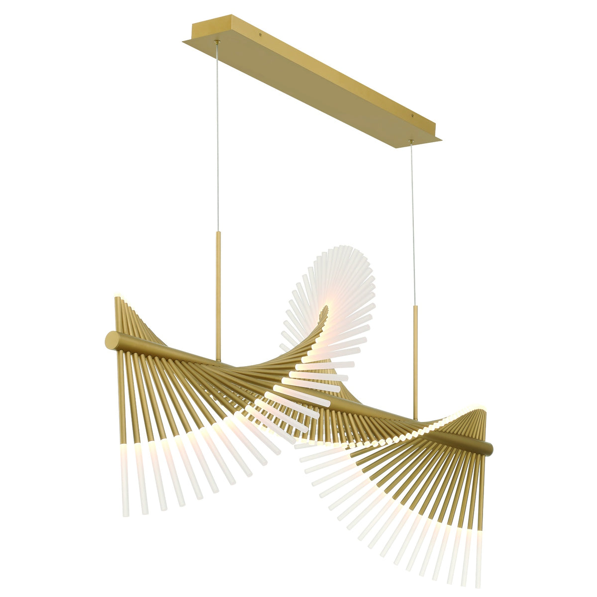 Suspension linéaire Voltik Or mat, 29" – vue 4