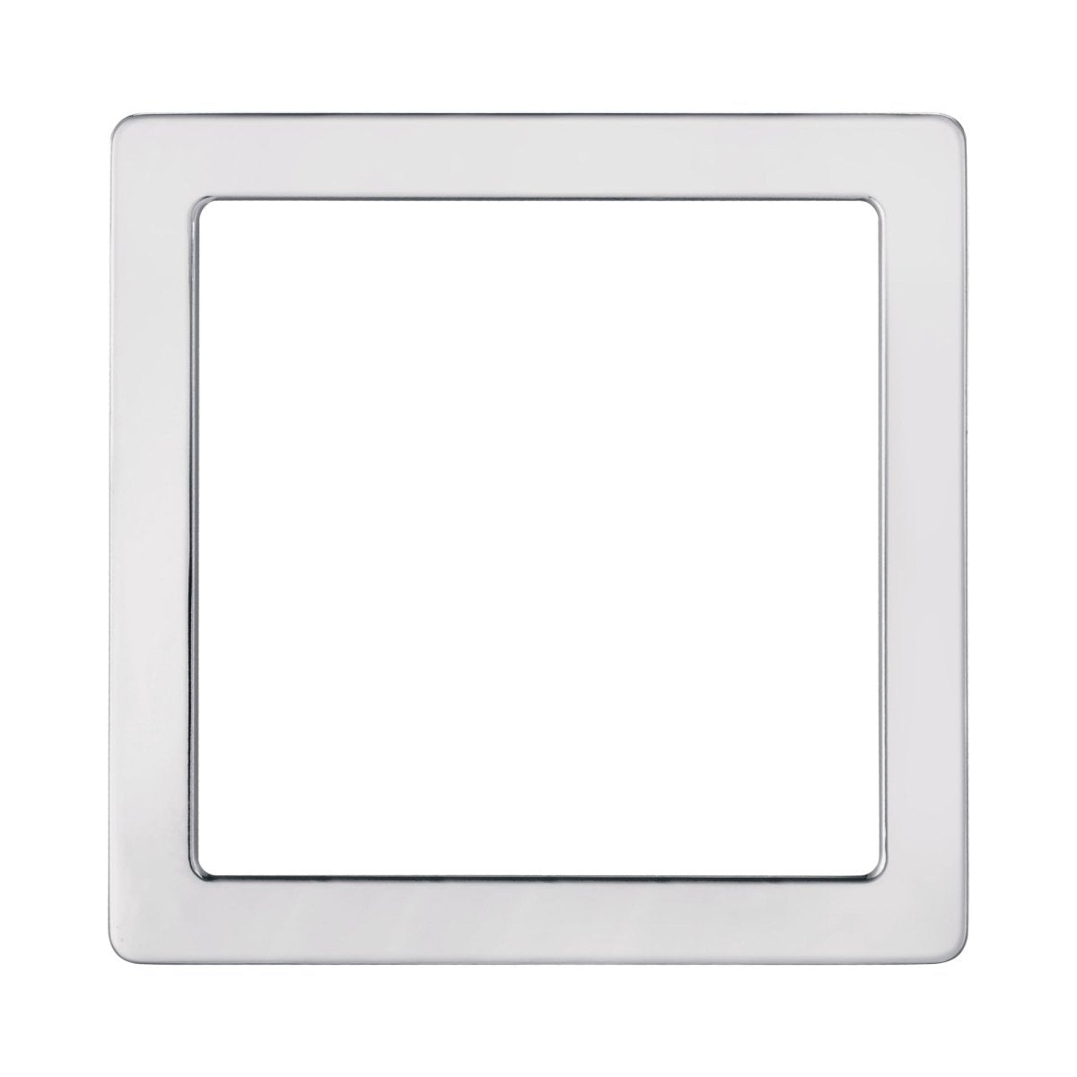 Finition encastrée 12" carré Trago - Chrome by Eglo | Luminaires & cie