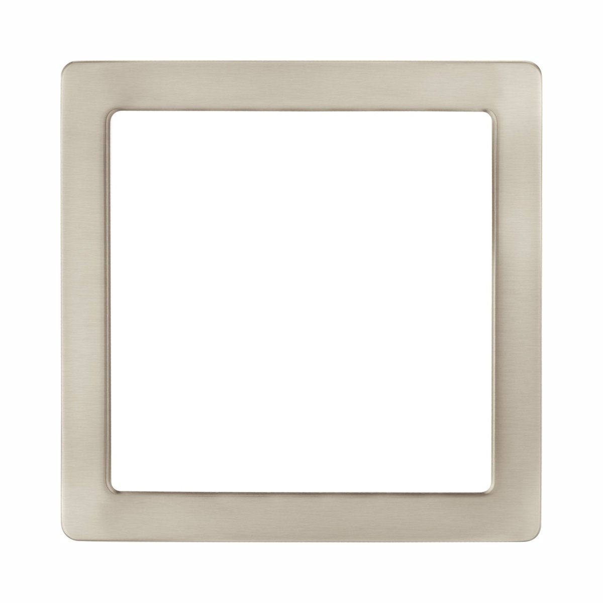 Finition encastrée 12" carré Trago - Nickel mat by Eglo | Luminaires & cie