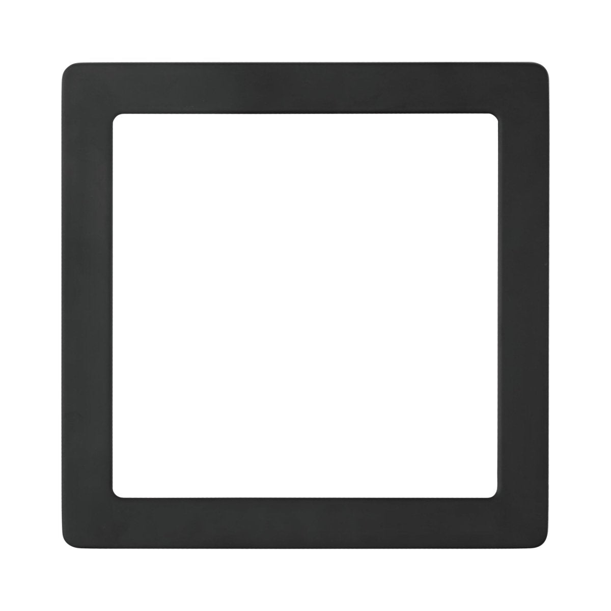 Finition encastrée 6" carré Trago - Noir mat by Eglo | Luminaires & cie