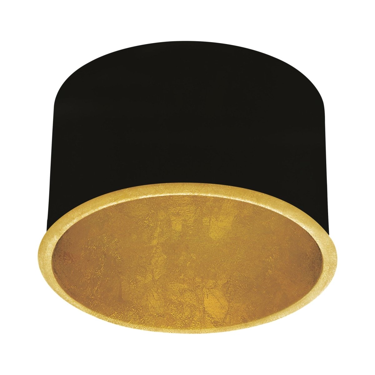 Finition encastrée cylindre Tortoreto - Feuille d'or by Eglo | Luminaires & cie