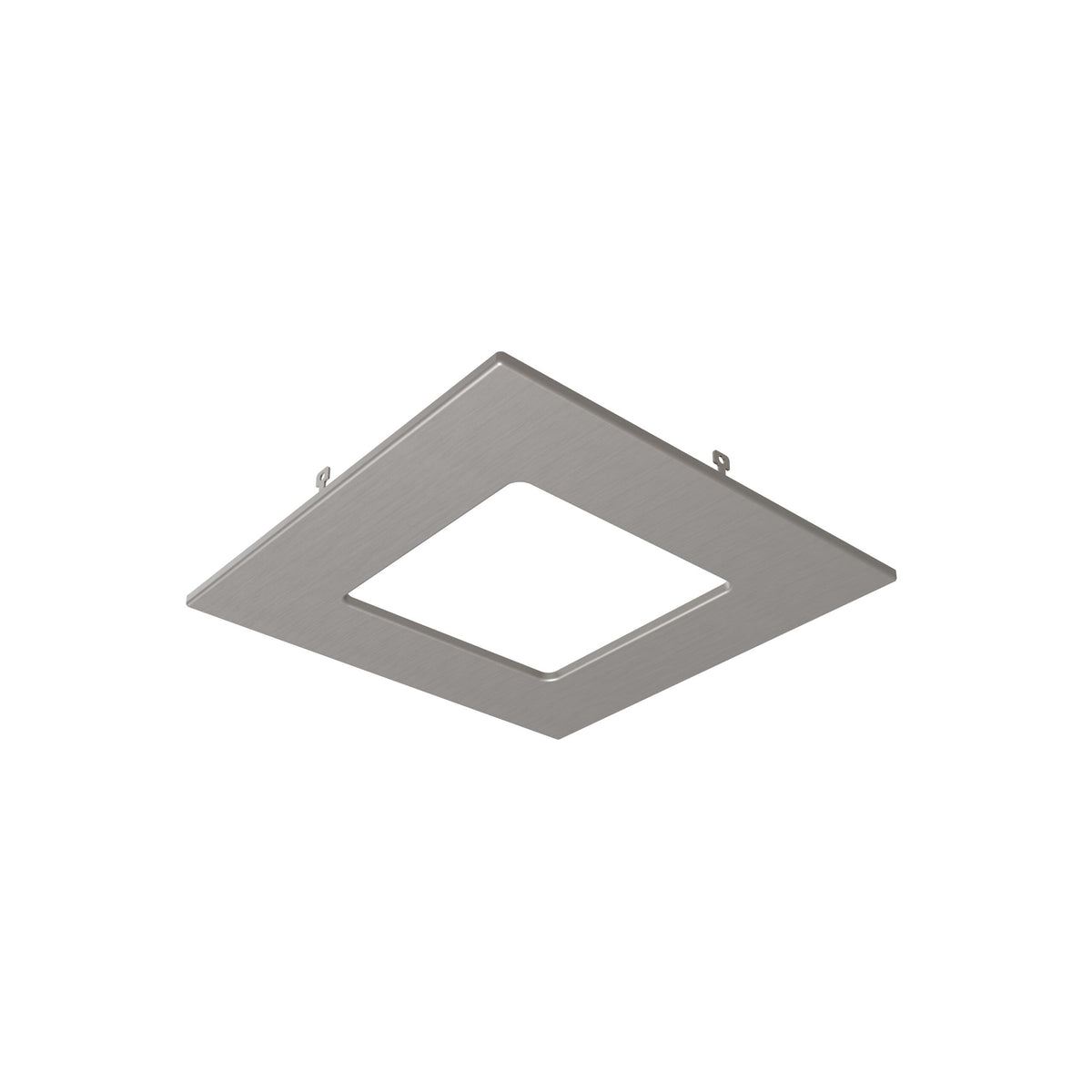 Garniture d'encastré Excel Carré, Nickel satiné, 4 3/4" – dals