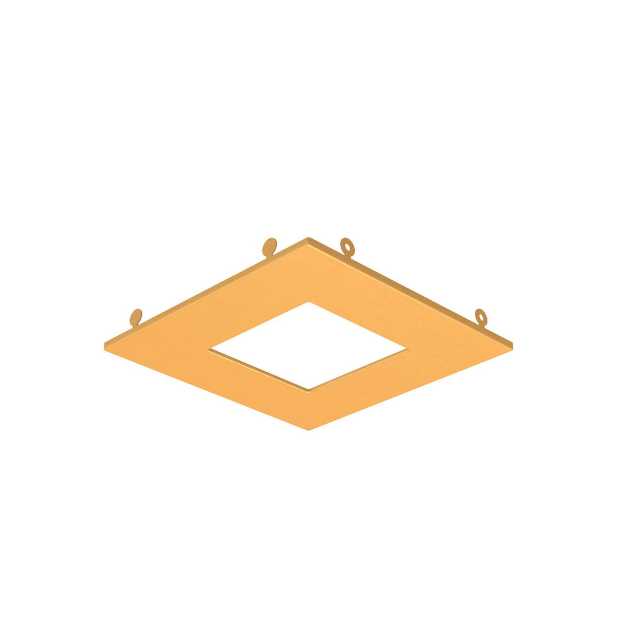 Garniture d'encastré Formlink Carré, Or, 4 3/4" – dals