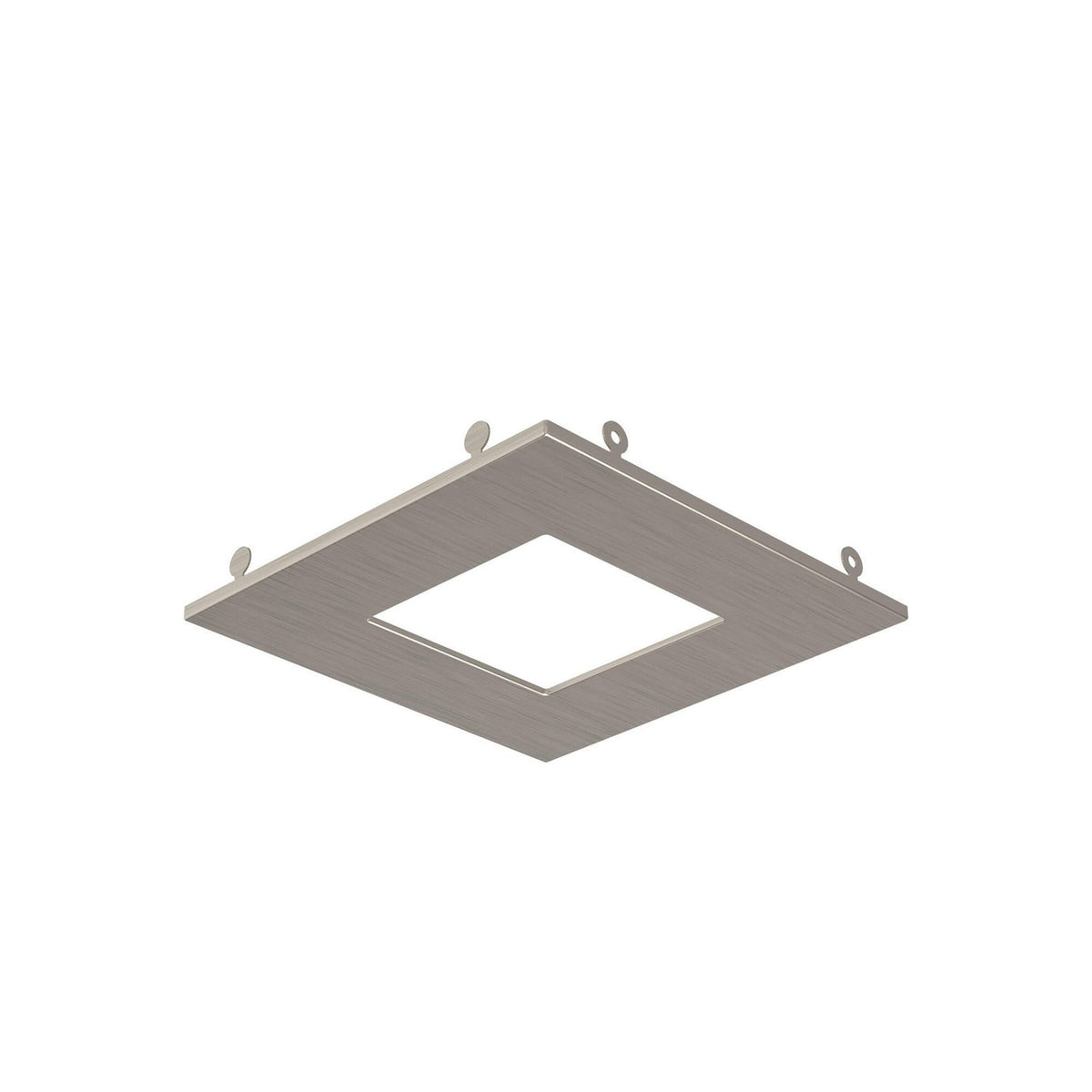 Garniture d'encastré Formlink Carré, Nickel satiné, 4 3/4" – dals