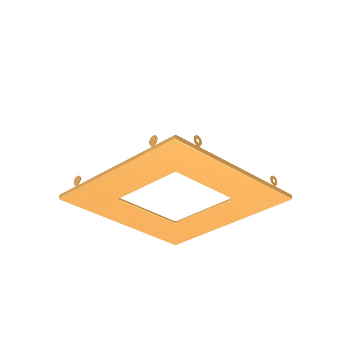 Garniture d'encastré Formlink - Carré Or 4 3/4" by dals | Luminaires & cie