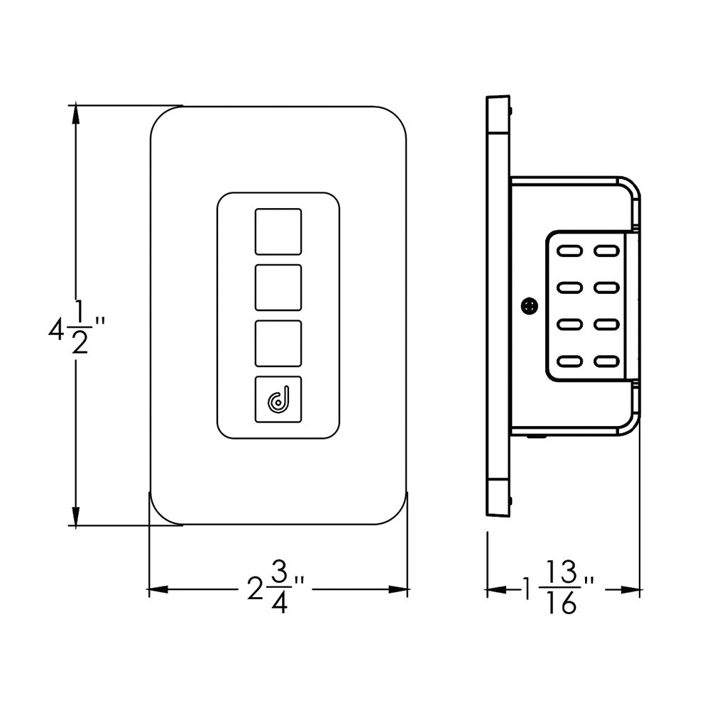 Gradateur Smart Wall Control – vue 2