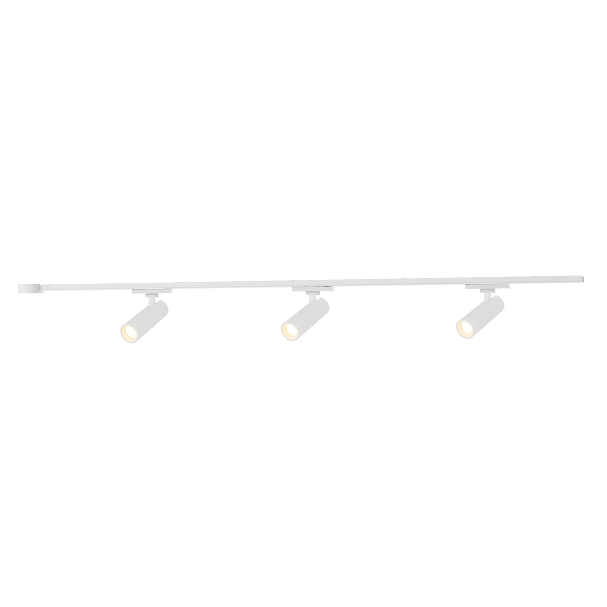 Kit de rail de plafond Trilo 2po Paolo nombre de têtes 3, Blanc, 4000K – Kuzco Lighting