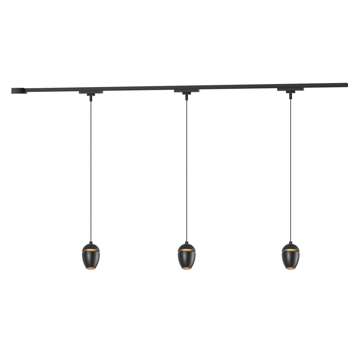 Kit de rail de plafond Trilo Eloa Noir, 38", 4000K – Kuzco Lighting