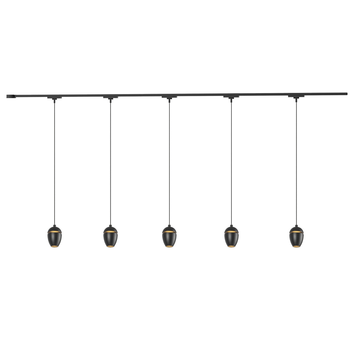 Kit de rail de plafond Trilo Eloa Noir, 80 3/4", 3000K – Kuzco Lighting