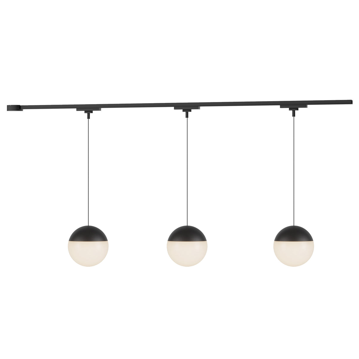 Kit de rail de plafond Trilo Monae Noir, 3000K – Kuzco Lighting